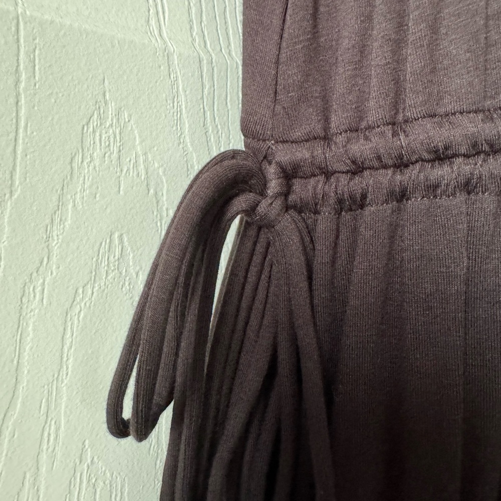 Cynthia Rowley Sleeveless Black Maxi Dress with Drawstring Tie at Side NWT - Picture 6 of 7